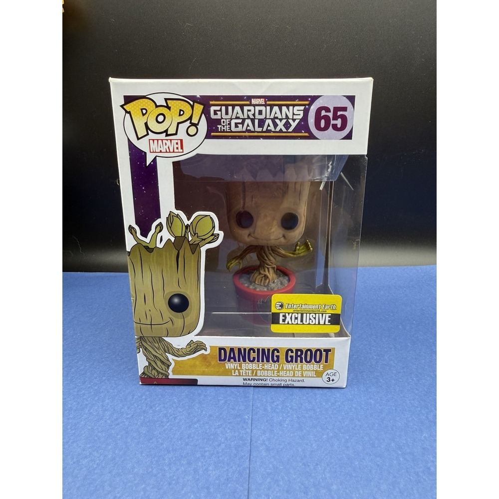 Funko Pop Marvel Guardians Of The Galaxy #65‎ Dancing Groot Earth Exclusive